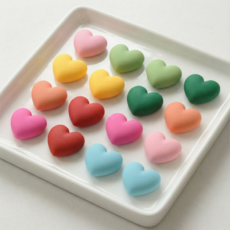 Shopping Doctor 可愛心形冰箱磁鐵 20入, 隨機出貨