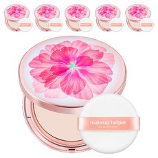 메이크업헬퍼 아트 팩트 오리지널 프로피니쉬 팩트파우더 25g, 6개, 21호 라이트핑크