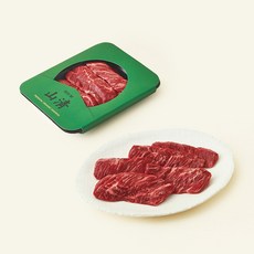 산청 유기축산물 인증 한우 안창살 1++등급 (9) 구이용 (냉장), 1개, 150g