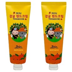 제주갬성 감귤 핸드크림, 70ml, 2개