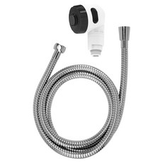 BK 미용실 샴푸대 샤워헤드 + 메탈호스 세트 모로56, 화이트, 1개