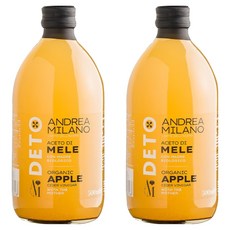 ANDREA MILANO 蘋果醋朝葵, 2個, 500ml