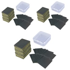 OON 샌딩 종이 사포 80방 100p 투명케이스, 3개