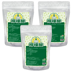 CLEAN 克林 皇后牌檸檬酸 (500g/包) - 天然清潔、抗菌除臭、食品級檸檬酸, 3包