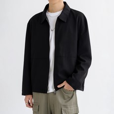 제타 남성용 심플 오버핏 투웨이 자켓