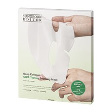 SUNGBOON EDITOR 深層膠原蛋白積雪草茶樹舒緩面膜 37g, 1入, 4個