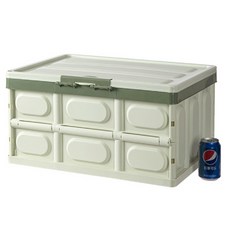 可折疊露營收納箱, 綠色, 1個