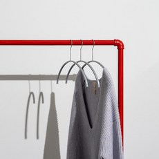 MAWA 防滑輕質弧形衣架, 銀, 3個