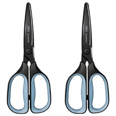deLi 得力 3D黑刃剪刀, 藍色, 2個