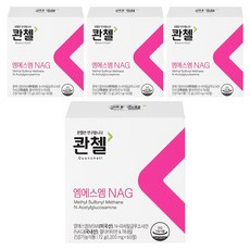 MSM NAG錠 72g, 60顆, 4盒