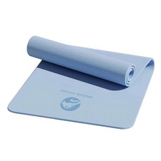 MICHAEL FITNESS 麥克健身 TPE瑜珈墊 單層防滑 霧霾藍 183 x 80 x 0.6cm, 1個
