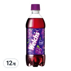 Welch's 威氏 葡萄汽水, 500ml, 12瓶