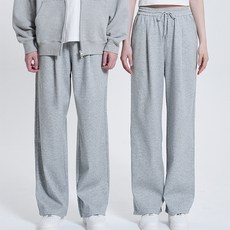 POSURE 男女通用四季單褶寬版運動褲