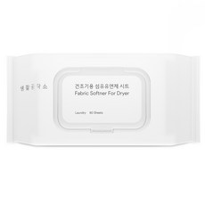 Saengong 生活工作所 烘衣機用衣物柔軟香氛紙 原裝, 80張, 1個