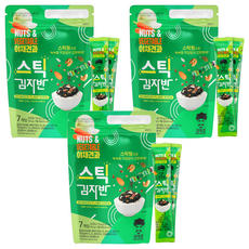 김대감 스틱 김자반 야채견과맛 7p, 70g, 3개