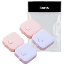 아이코어스 미니 양면 줄자 1.5m 랜덤발송, 4개