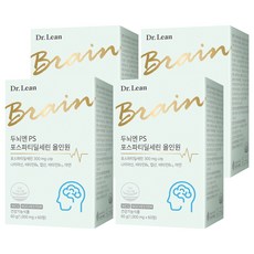닥터린 두뇌엔 PS 포스파티딜세린 올인원, 60정, 4개