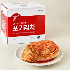 대상 종가 아삭하고 개운한 포기김치, 3kg, 1개