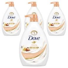 鴿子放鬆乳木果油沐浴露, 1L, 4瓶