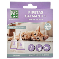 MEN FOR SAN 貓用天然草本抗壓鎮定滴劑2件組, 1組, 1ml