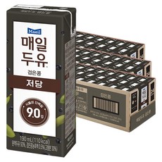 매일유업 매일두유 검은콩, 190ml, 72개
