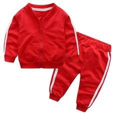 JOY MULTI 孩童長袖外套長褲運動套裝