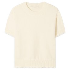 Roem 女款袖口荷葉邊短袖套頭衫