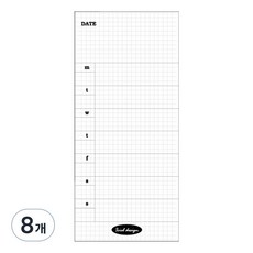 아이씨엘디자인 메모지, 위클리, 8개, 46매
