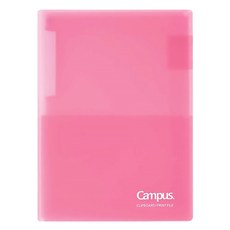 KOKUYO 國譽 Campus 大開口文件夾 A4 可收納40張A3大小紙張, 粉紅色, 1個