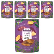 해뜨온 찰랑꿀맛 고구마말랭이, 5개, 45g