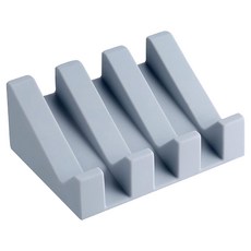 AHOYE 矽膠瀝水肥皂架/浴室收納/肥皂盤/衛浴收納架/肥皂盒, 1個, 單一顏色