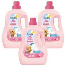 스너글 실내건조 섬유유연제 멜로우 선샤인 본품, 2L, 3개