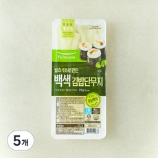 풀무원 백색 김밥 단무지, 310g, 5개