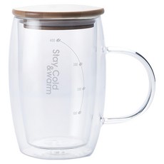 cook power 鍋寶 雙層耐熱玻璃杯 DGS-480 300g, 480ml, 1個