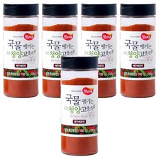 햇님마을 국물 땡기는 고운 국산 청양 고춧가루 매우매운맛, 120g, 5개