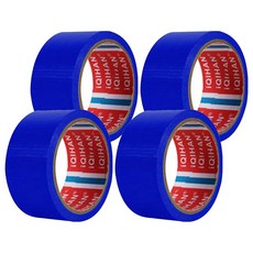 iQIHAN 다다 고점도 강력 면 테이프 50mm x 20m, 하늘색, 4개