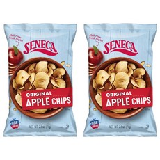 Seneca 蘋果脆片 原味, 2包, 71g