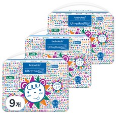 바바랩 울트라씬 팬티형 기저귀 아동용, 특대형(XL), 324매