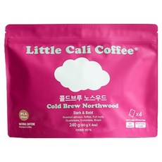 Little Cali Northwood 冷萃茶包式咖啡, 4入, 1個, 60g
