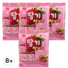 맘모스제과 딸기쌀과자, 70g, 8개