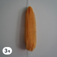 골든베이 탄력 각질 제거 스크럽 타올 70g, 다크옐로우, 3개, 1개입