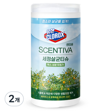 Yuhanrox Scentiva清潔濕紙巾 西西里柑橘香 95張, 2個