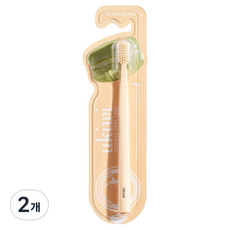 ukiwi 磁吸抗菌牙刷 奶油黃, 2個