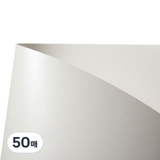 DOOSUNG PAPER 提拉米蘇美術紙 白色珠光, 50個