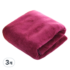 Binbuck 清潔用品 加厚手抹布 25 x 25 cm, 酒紅色, 3個
