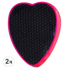 크블랑스 예쁜 하트 발각질 제거기 딥핑크 72 x 90 mm, 200g, 2개, 1개입