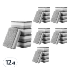 인블룸 양면 스펀지 수세미, 12개, 5개입