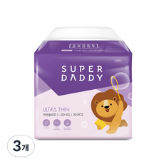 슈퍼대디 울트라씬 팬티형 기저귀 키즈형, 키즈형(Kid), 60매
