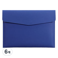 Dong-A PMS A4文件 皮革手拿包, 藍色, 6個