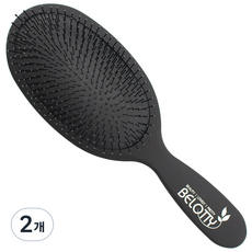 BELOTTY 黑色多合一扁平氣墊梳, 2個, N-FLAT/L 型